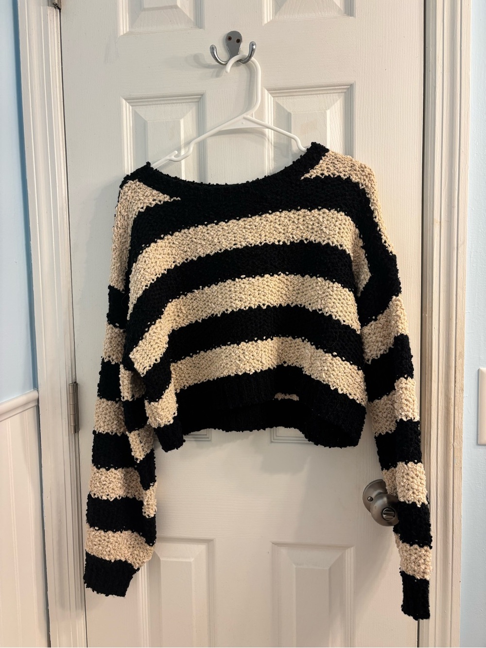 Altar'd State Black & Cream Sweater